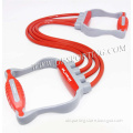 elastic latex chest expander tube with straps